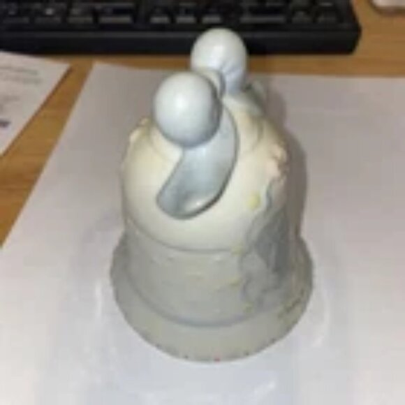 Precious Moments “White Christmas” Musical Bell Box — Girl Mailing Snowball - Picture 10 of 12